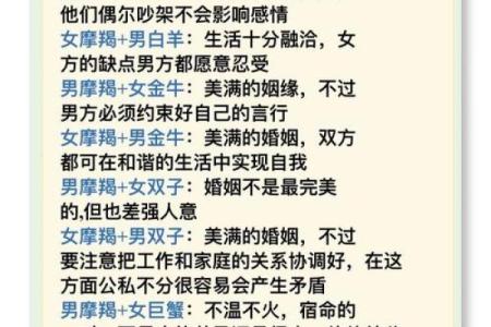 哪个星座女能拿得住摩羯男