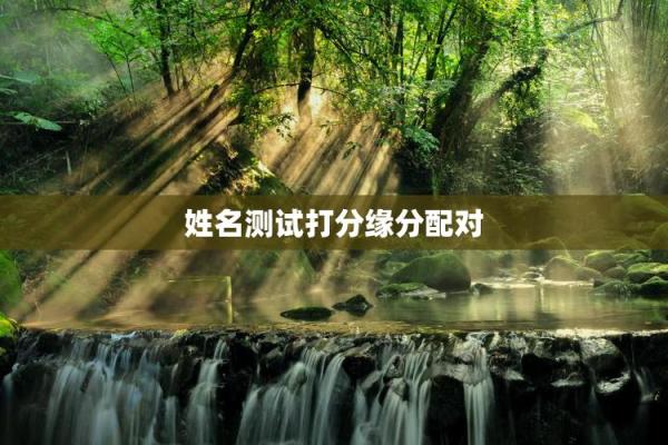 姓名测试出轨率,免费测试两人今生关系