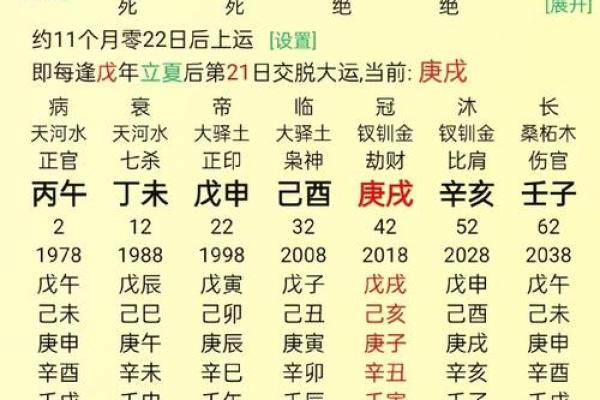 八字命宫查询表 八字命宫查询表