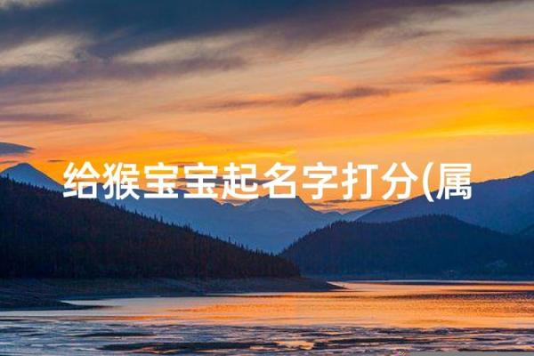 半夜出生的属猴男孩如何取名,适合什么字姓名 半夜出生的属猴男孩如何取名,适合什么字姓名