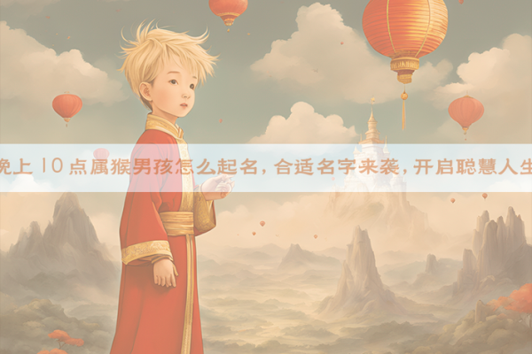 半夜出生的属猴男孩如何取名,适合什么字姓名 半夜出生的属猴男孩如何取名,适合什么字姓名