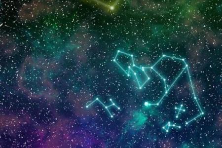 星座夜空图-星座图片星空图可保存