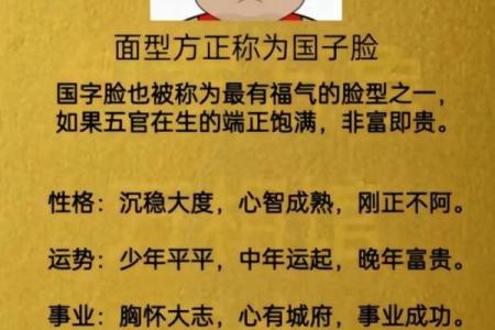 26种面型算命图解