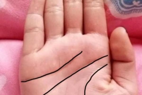 川字纹手相算命图解