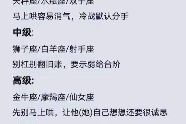 当12星座生气了应该怎么哄？