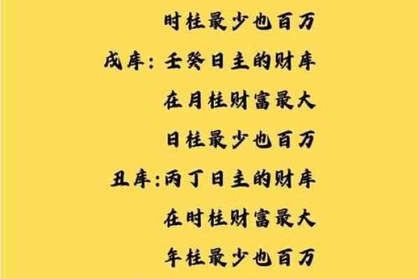 生辰八字财库是指什么