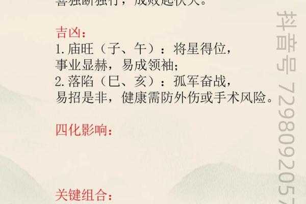 紫微斗数诸星落诸宫之：破军星官禄宫详解