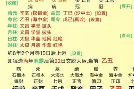 成势的八字