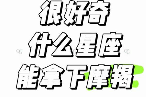 什么星座能够轻松击败摩羯座