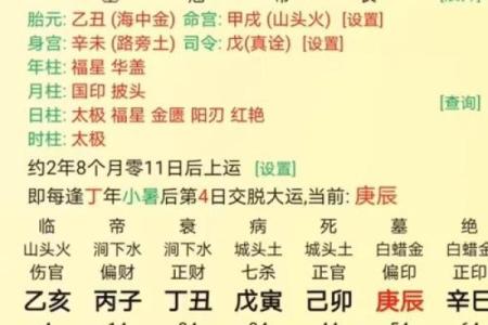 四柱八字在线排盘免费