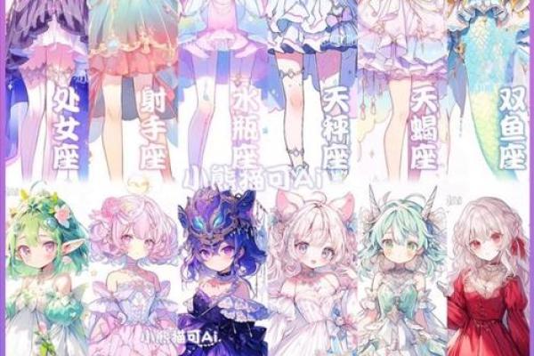 这些超萌的Q版星座萌图能否准确地展现12星座的性格特点