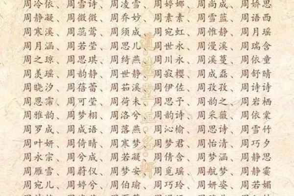 周姓男孩名字大全-周姓男孩起名字大全-周姓名字大全姓名