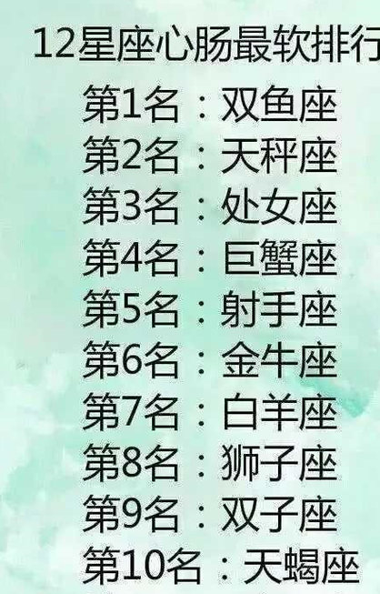 十二星座谁最瘦